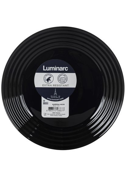 Тарілка обідня Harena Black L7611 25 см Luminarc (278051104)