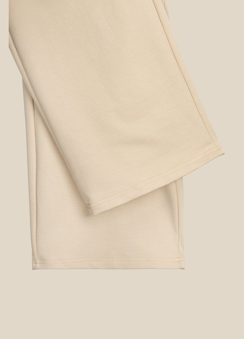 Спортивные штаны палаццо женские WBC02378 Светло-бежевый shop (2000990527110) LAWA Палаццо (329098022)