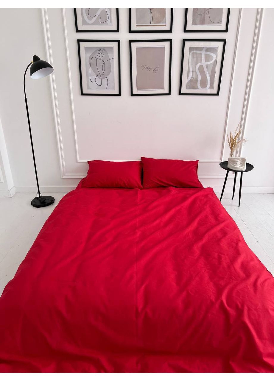 Комплект постельного белья полуторный No Brand верба фіолетова (370864763)