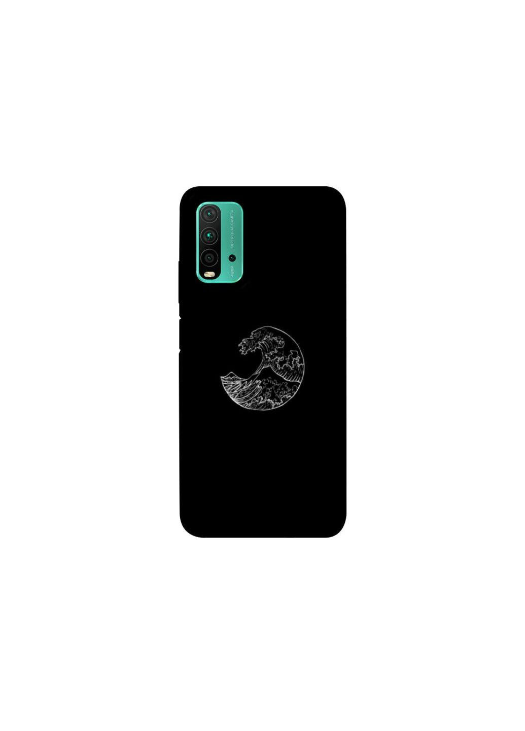 Чохол на Xiaomi Redmi Note 9 4G / Redmi 9 Power Black tsunami Frontalka (361105117)