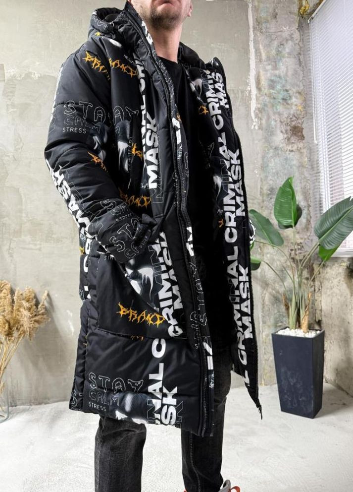 Комбинированная зимняя зимняя куртка с капюшоном No Brand