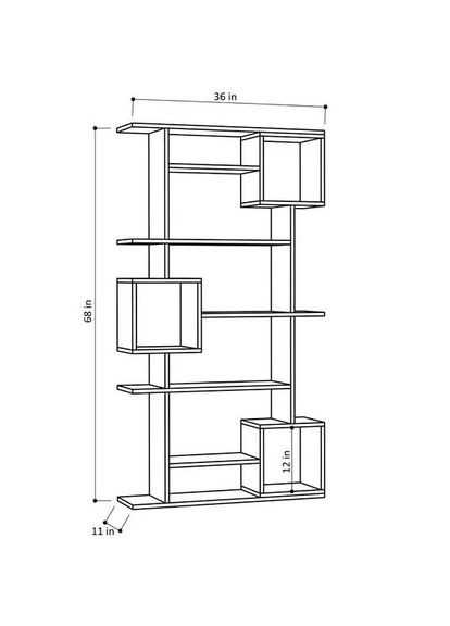 Стелаж кухонний з дерева Санборн бланже (СТА-017001) No Brand (327850361)