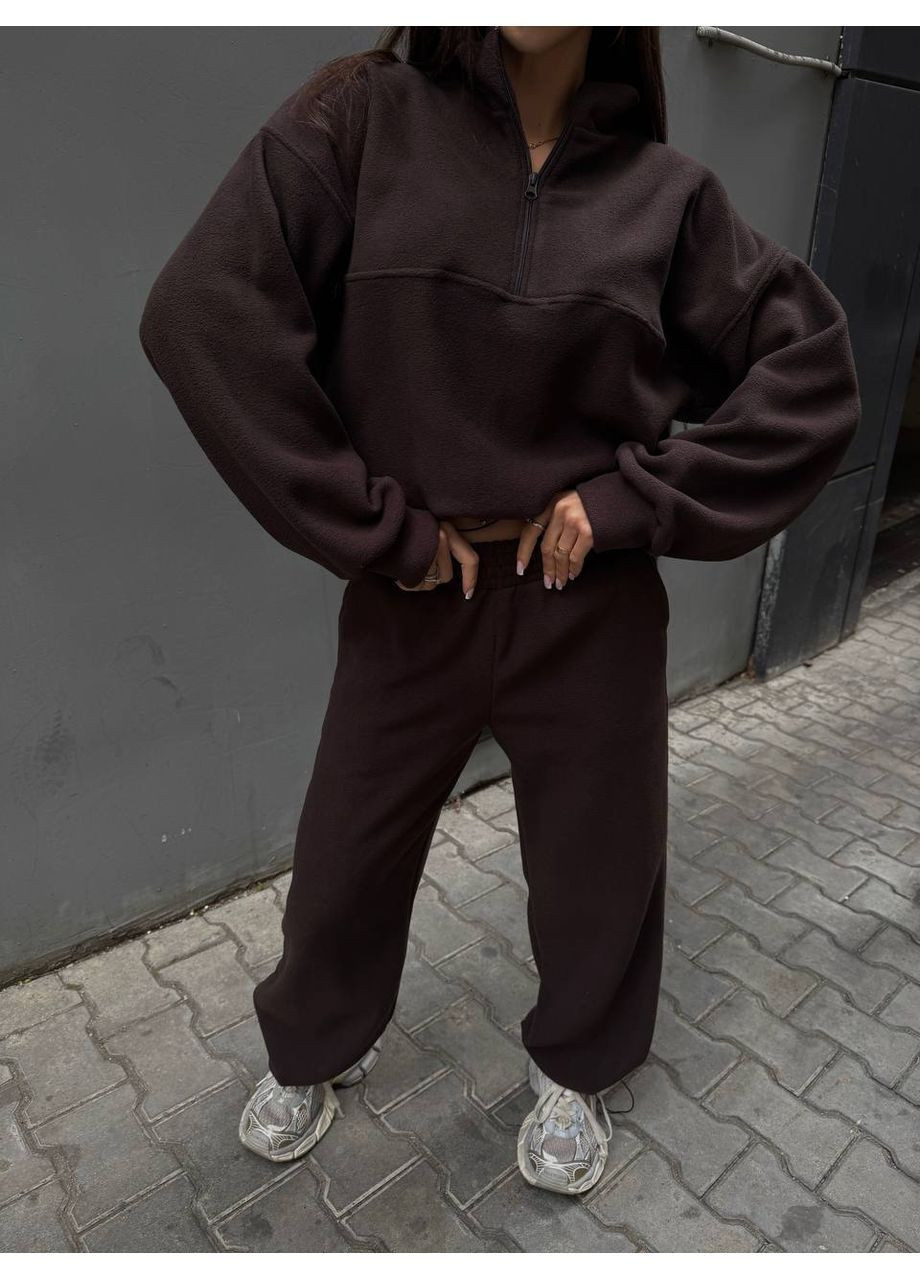 Женский спортивный костюм флис Polar No Brand Р4939-775/3 (363839595)