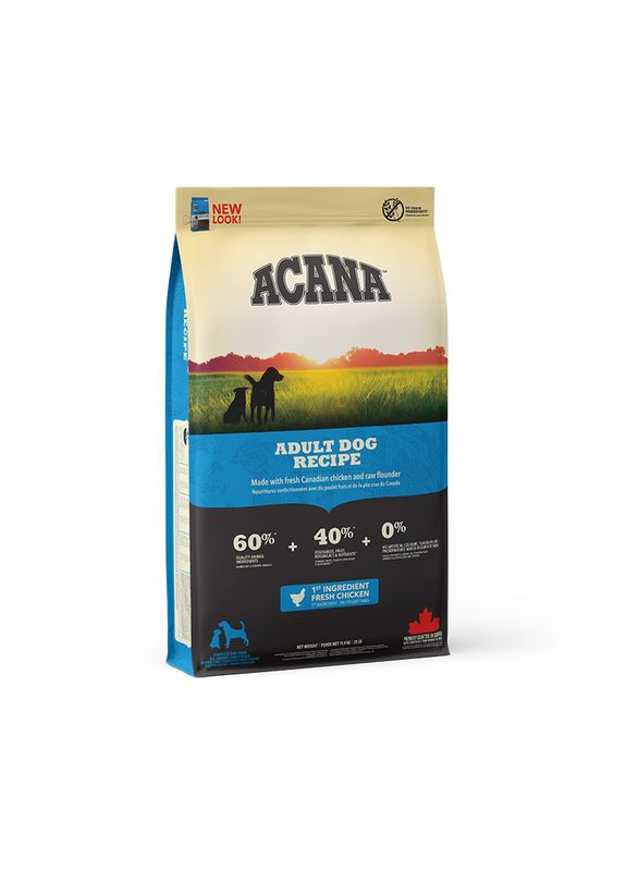Сухий корм для собак Adult Dog Recipe для всіх порід та стадій життя 17 кг (a52517) Acana (314710193)