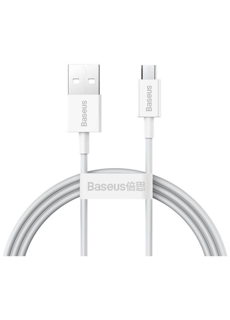 Дата кабеля (m497066) Baseus USB 2.0 AM to Micro 5P 1.0m 2A white (367070603)