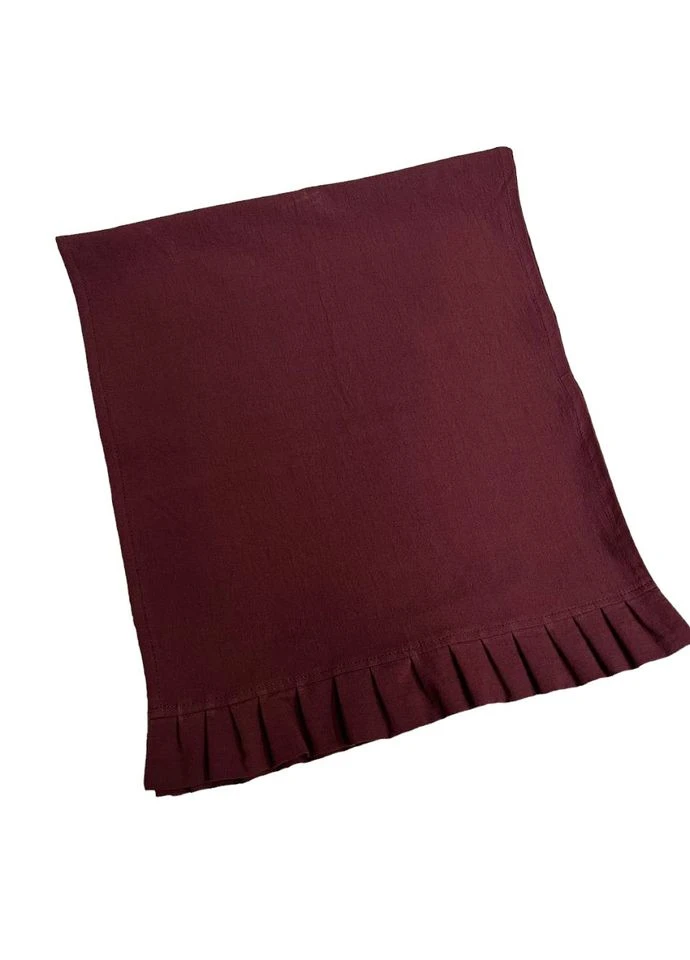 Ранер с рюшами Stonewash Burgundy 40х180 см SoundSleep (300519861)