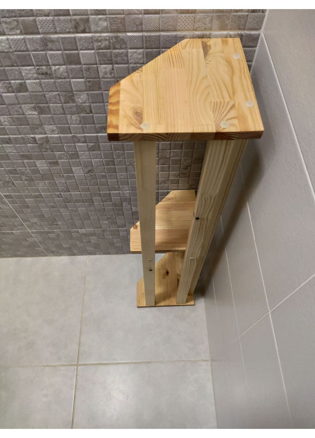 Кутова полиця дерев'яна Handmade (372970554)