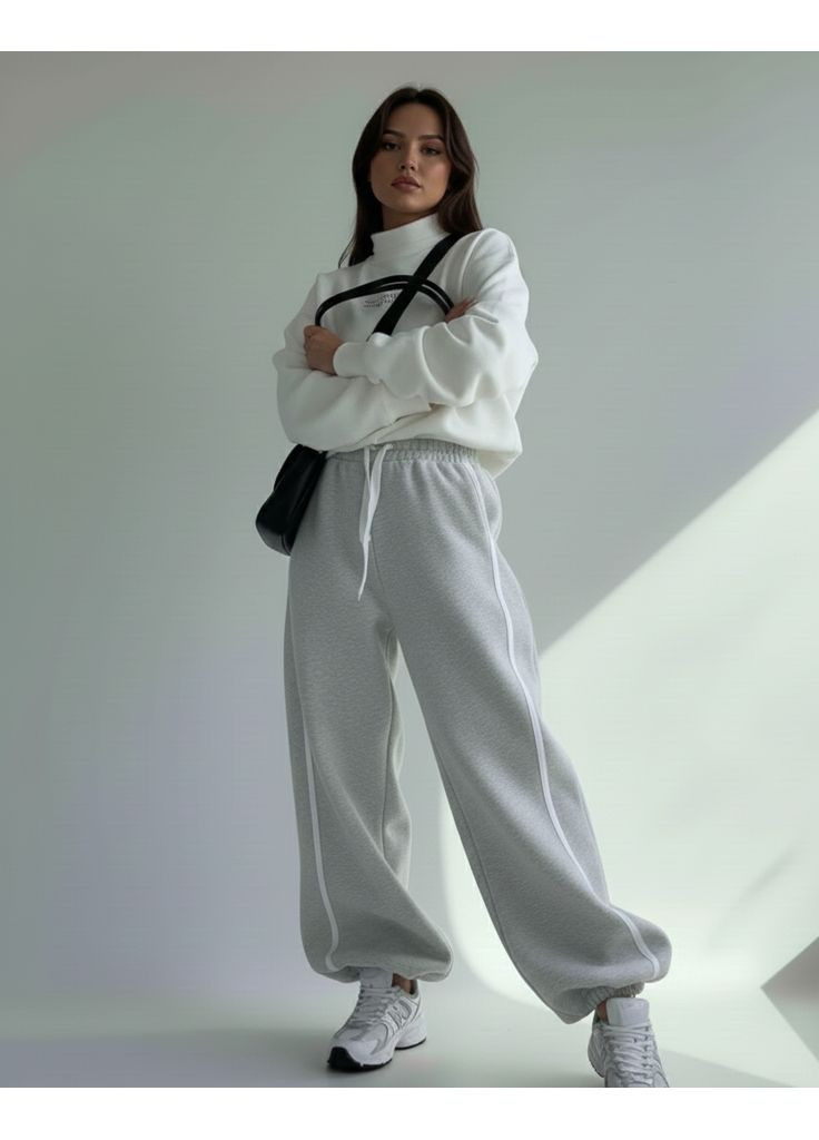 Женские объёмные зимние брюки с лампасами Nositi 1891-13Х (369971287)