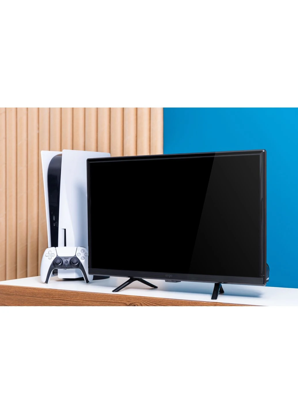 LED телевизор 24 дюйма черный VA HD Smart TV Ergo (386712479)