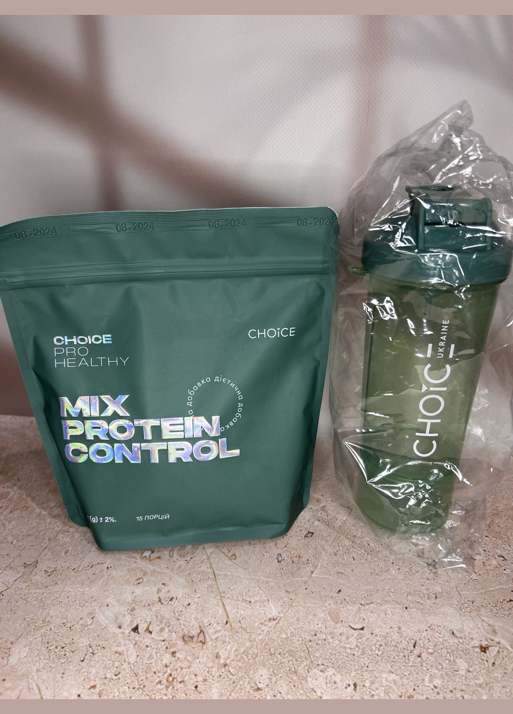 Низкокалорийный питательный коктейль Mix Protein CONTROL 405г + шейкер CHOICE (307501263)