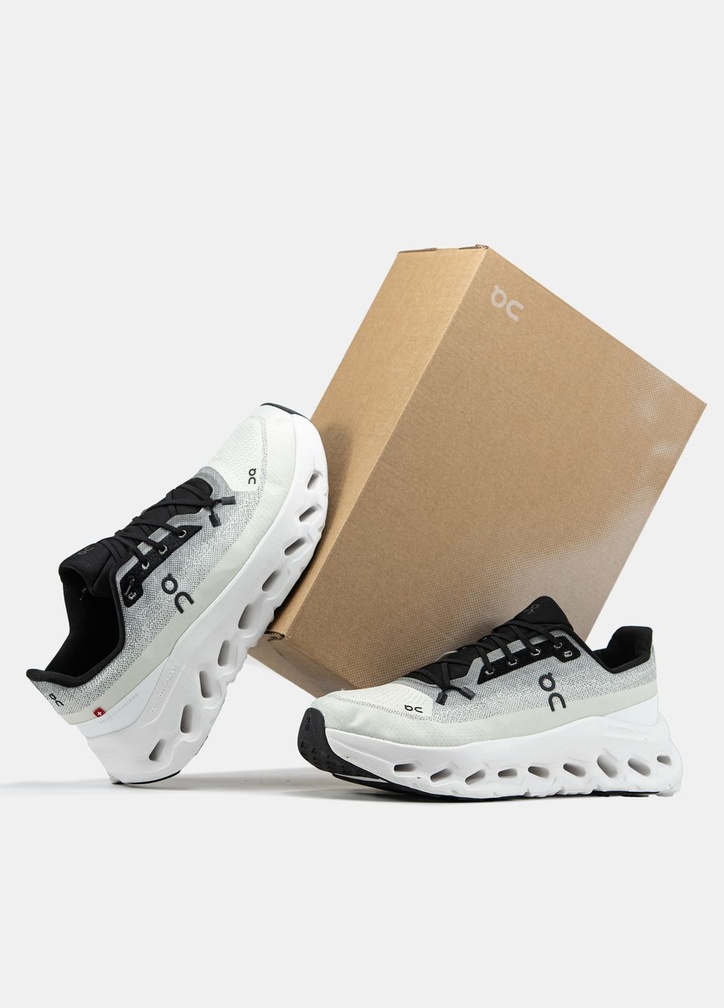 Белые демисезонные кроссовки мужские loewe x cloudtilt white black | лоеве белые No Brand