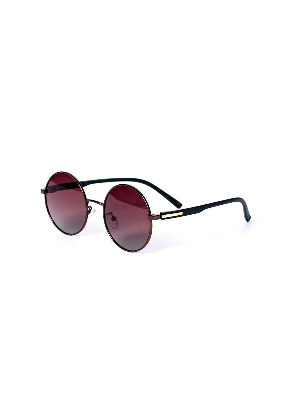 Солнцезащитные очки с поляризацией Круглые мужские 388-994 LuckyLOOK (291885975)