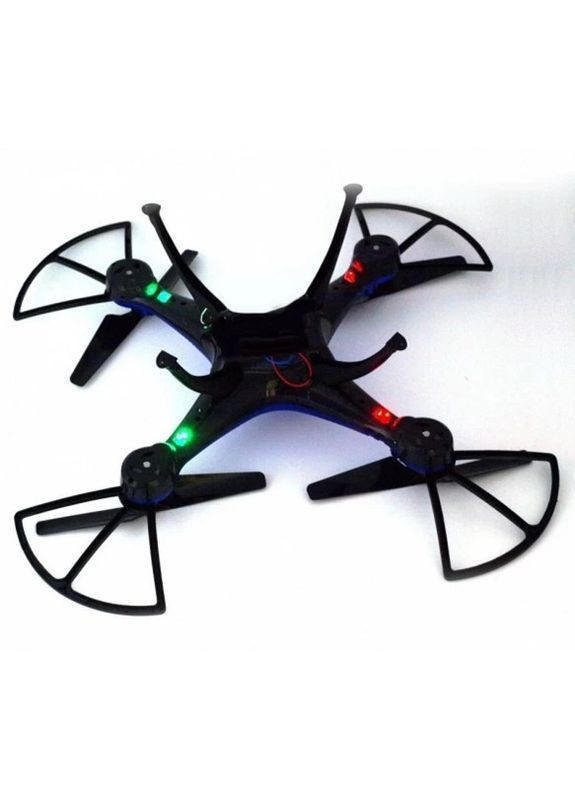 Квадрокоптер на радиоуправлении дрон 1 Million Drone c LED подсветкой Синий (2104618860) No Brand (370606361)