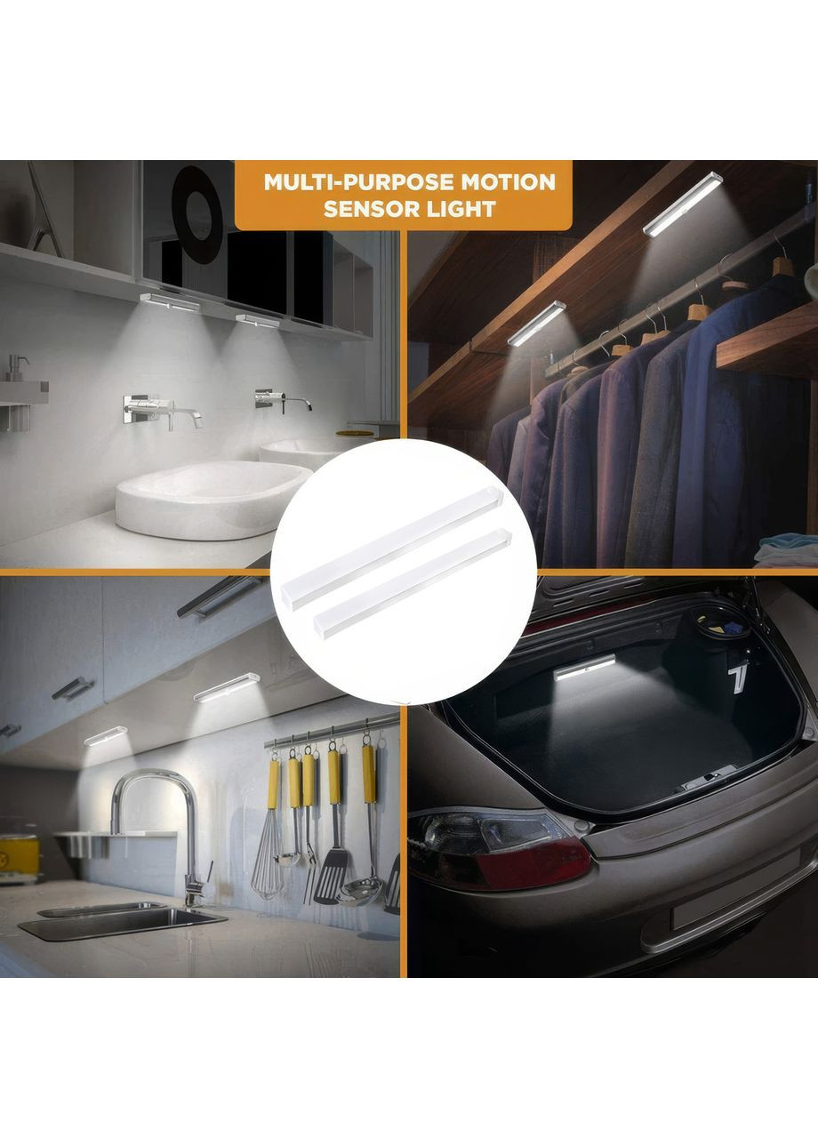 LED светильник с датчиком движения и аккумулятором с зарядкой USB Rex (369656374)