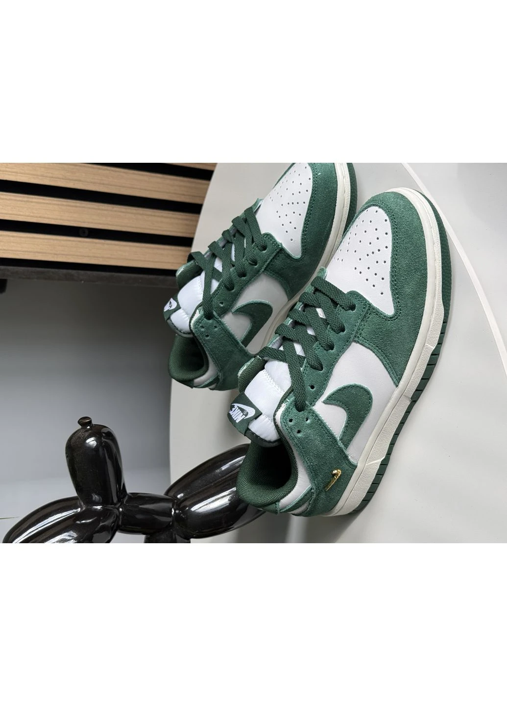 Кросівки жіночі і чоловічі Nike SB Dunk Low Metallic Green | Найк СБ Данк низькі зелені No Brand зелені демісезони (392545796)
