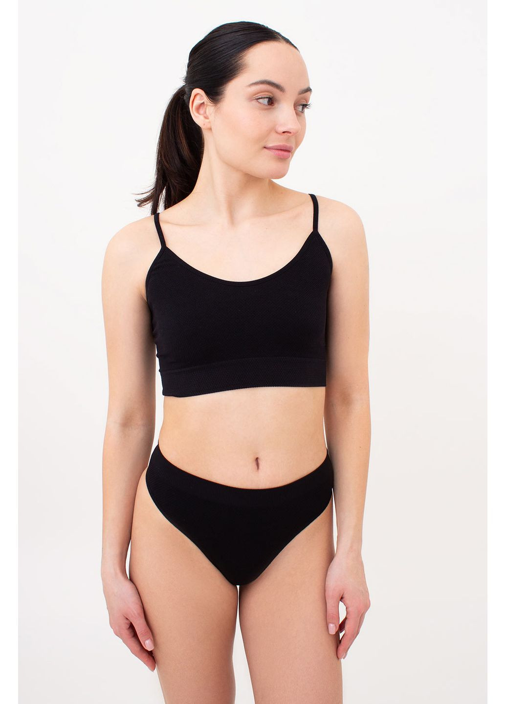 Безшовний топ на тонких бретелях Giulia TOP WITH STRAPS (351853902)