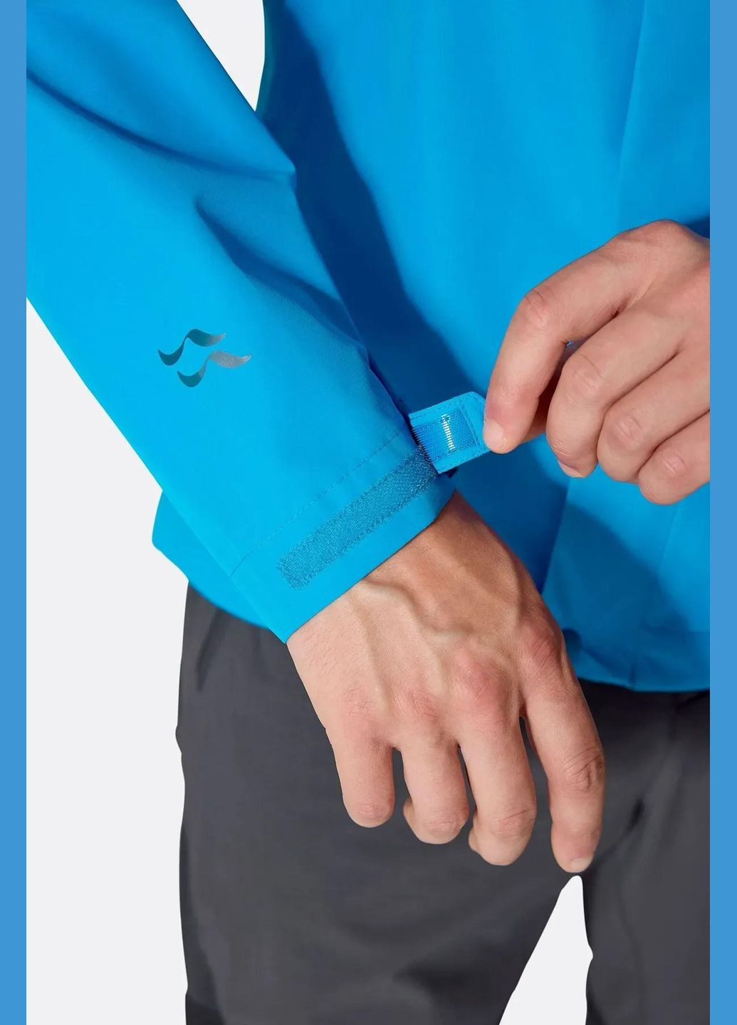 Мембранна куртка чоловіча Downpour Jacket, Black, Rab (334671527)