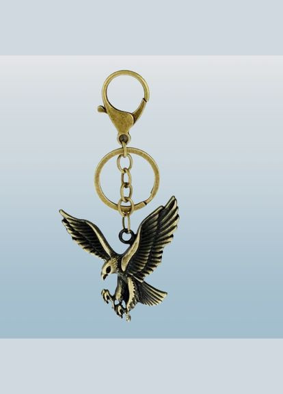Вінтажний бронзовий металевий брелоки для авто мото ключів і сигналізації з фігуркою орла No Brand (292260759)