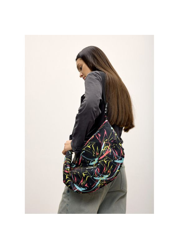 Жіноча сумка HOBO Bag-glove принт "ABSTRACT" Sambag (369009866)