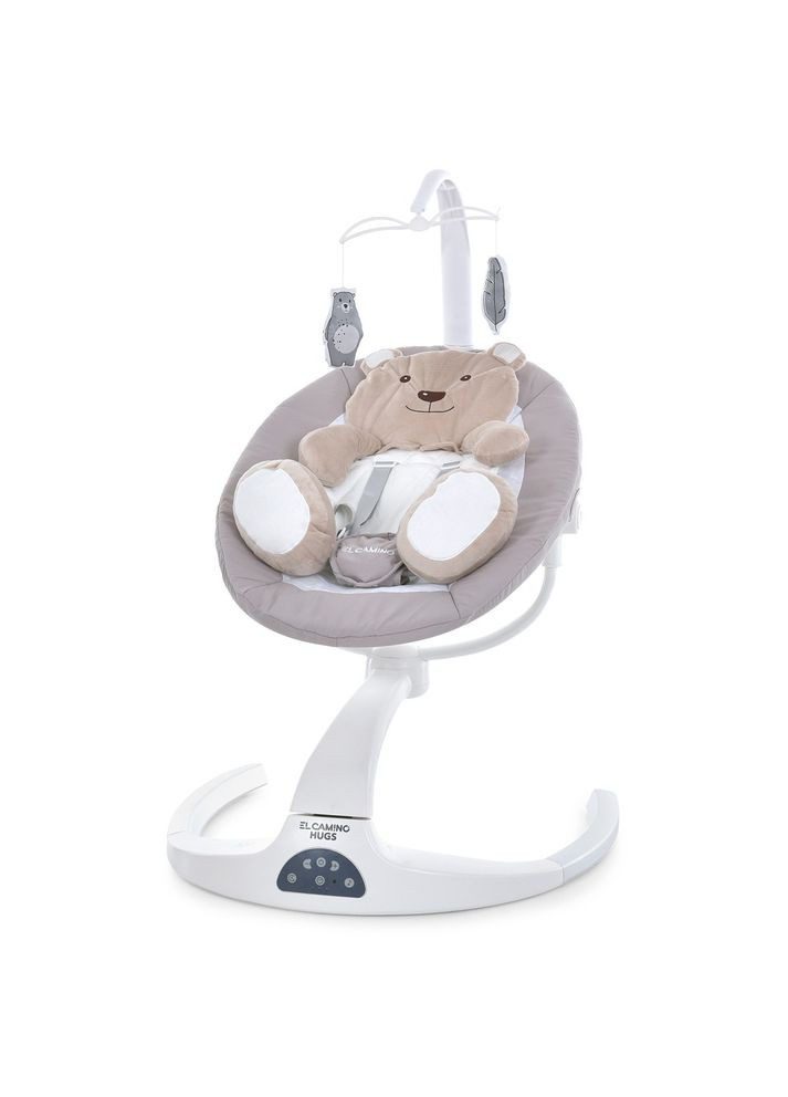 Заколисуючий центр з пультом, таймером, Bluetooth та 5 режимами гойдання El Camino (369127237)