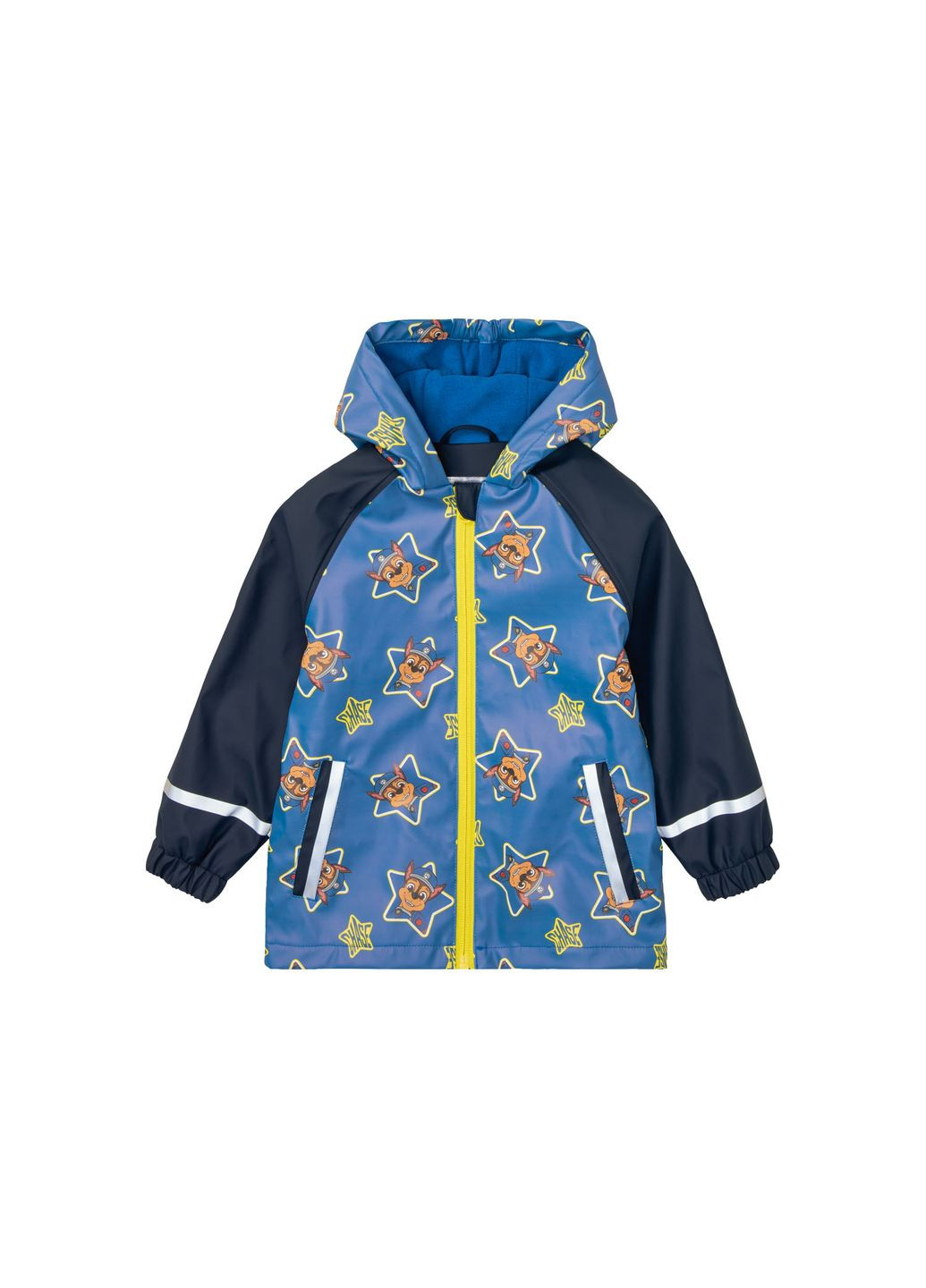 Куртка-дождевик на флисовой подкладке для мальчика Щенячий патруль 414017 синий Disney (296715993)