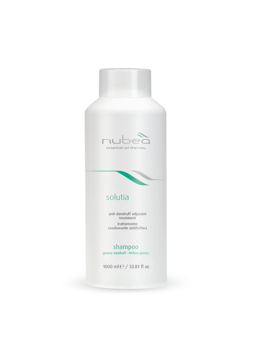 Шампунь против жирной перхоти Solutia Shampoo Greasy Dandruff 1000 мл Nubea (331144992)