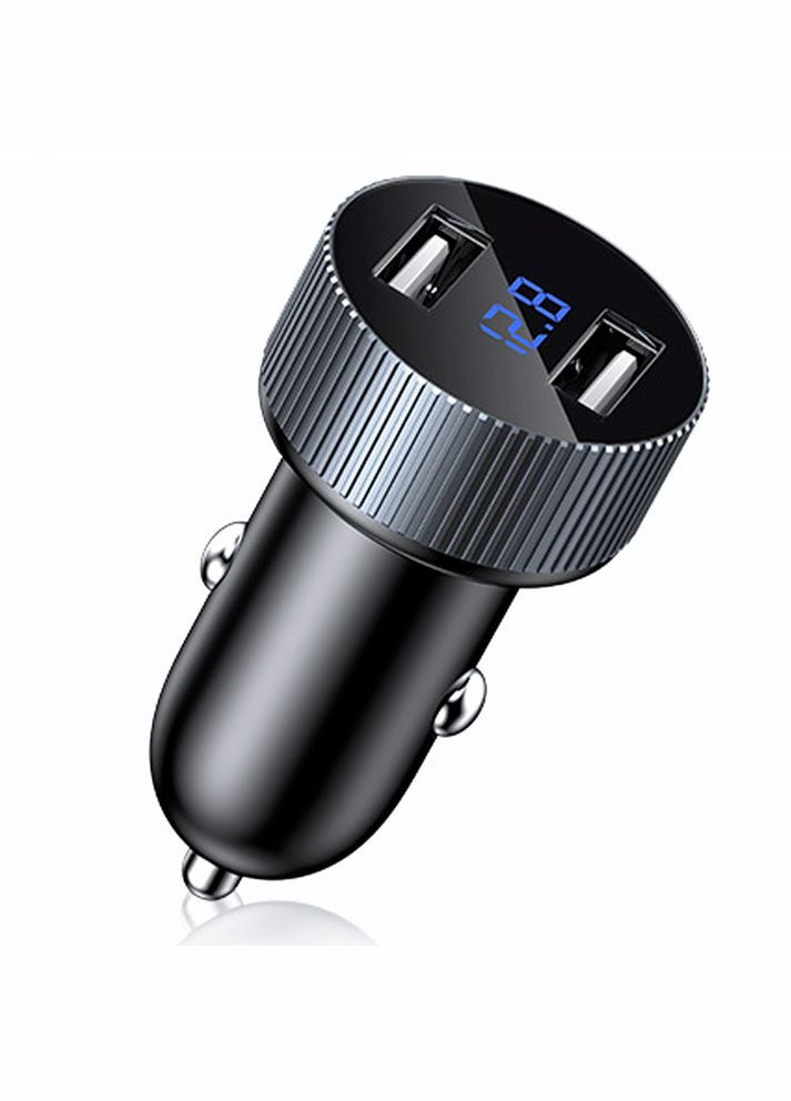 Автомобільна зарядка з вольтметром для телефону в прикурювач GS-C18A1004 USB, 12W Losso (327041805)