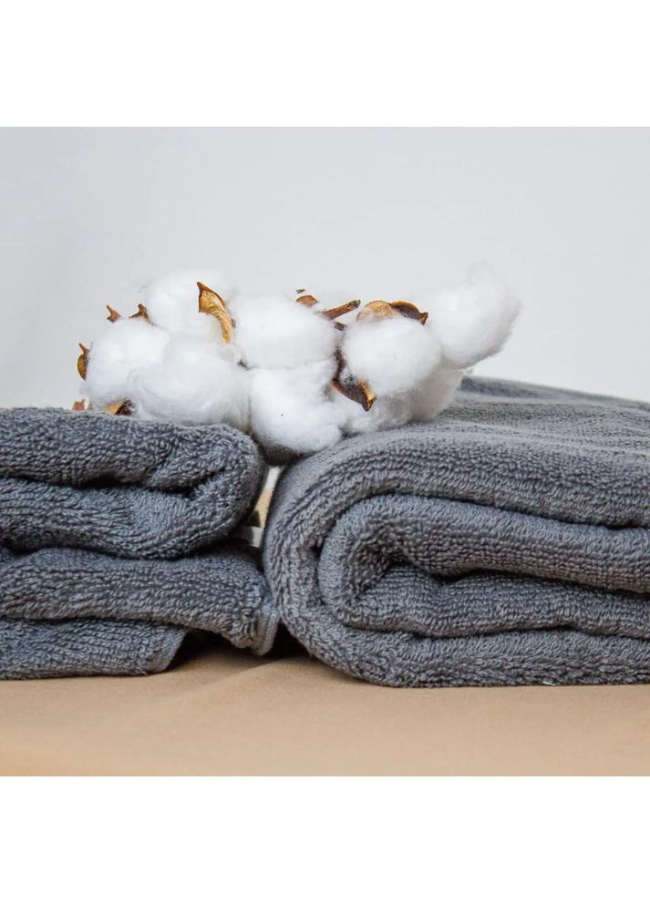 Полотенце для рук Fancy Р-04180_29736 50х90 см темно-серое ТЕП комбинированный