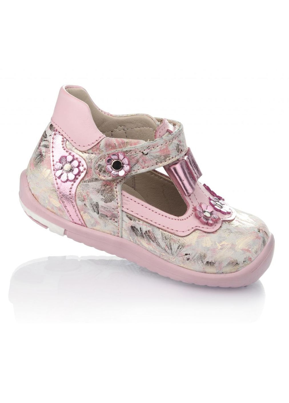 Цветные туфли 103 для девочек розово-золотистые. размер 18 Topitop