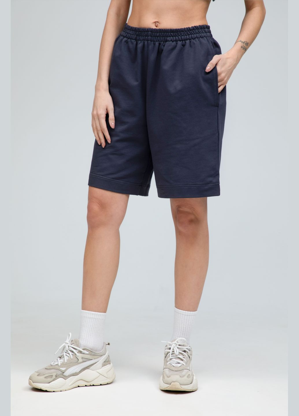 Шорти базові темно-сірі жіночі RAY Basic (330027220)