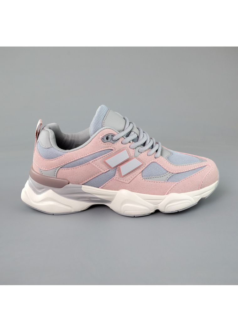 Кроссовки женские замша Stilli розовые (359227051)