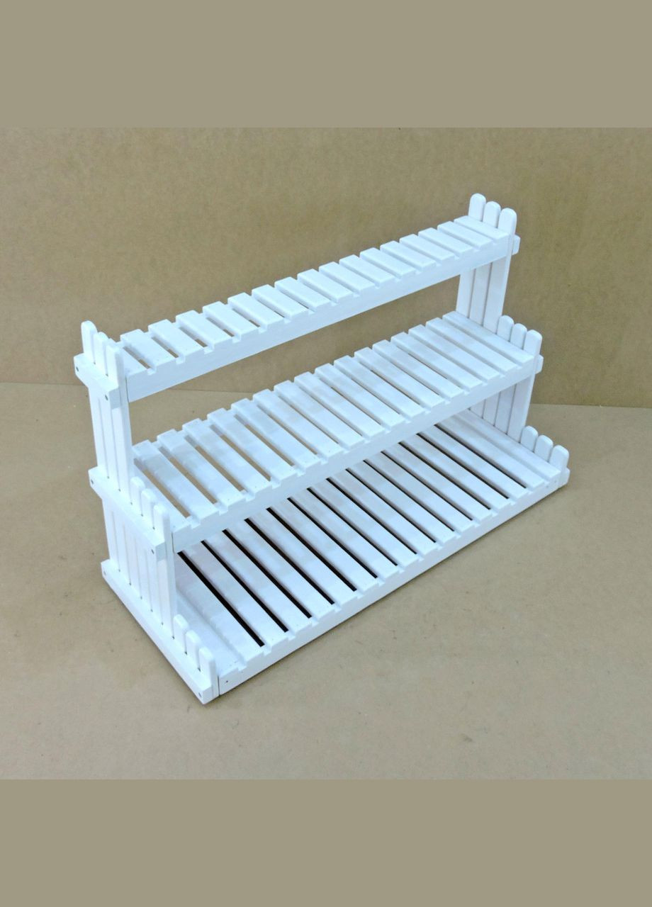 Подставка для цветов из дерева Санабриа 100 зефир (ЦВП-104820) No Brand (328226337)