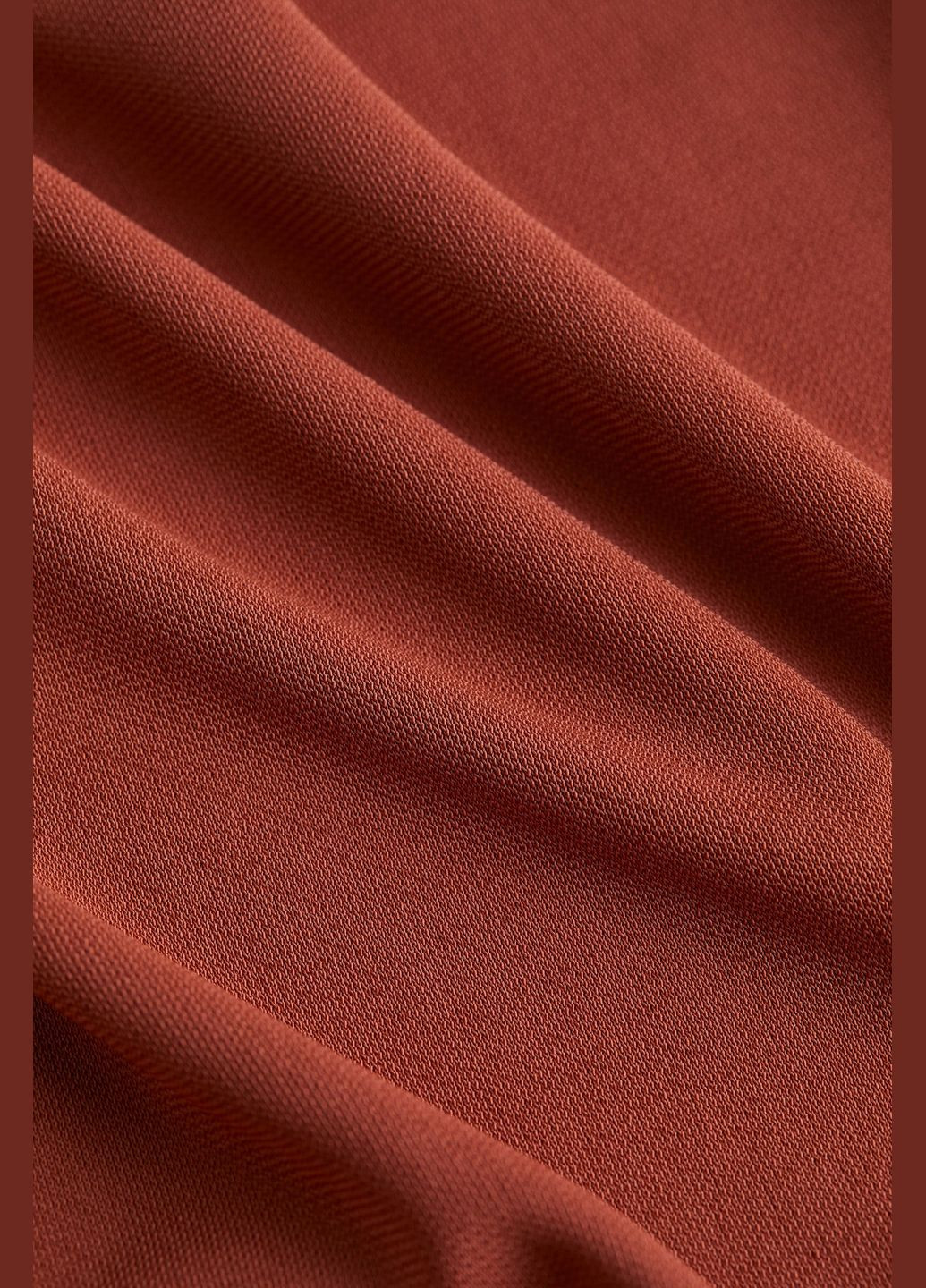 Терракотовая однотонная юбка H&M