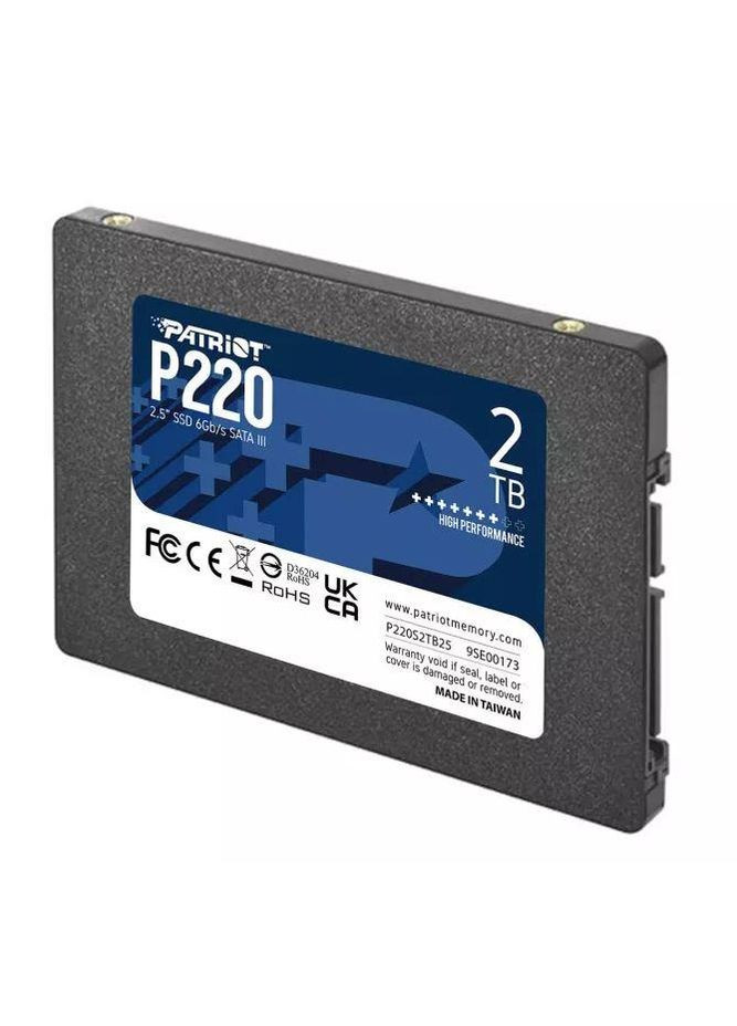 SSD накопитель 2 Tb 2.5" SATA3 PATRIOT P220 P220S2TB25 WD (285719586)