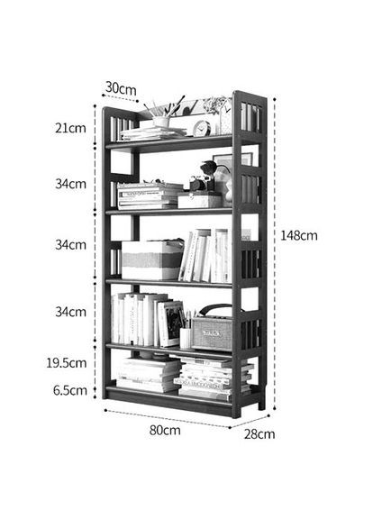 Стелаж кухонний з дерева Лемай 580 мокко (СТА-58011910) No Brand (327849852)