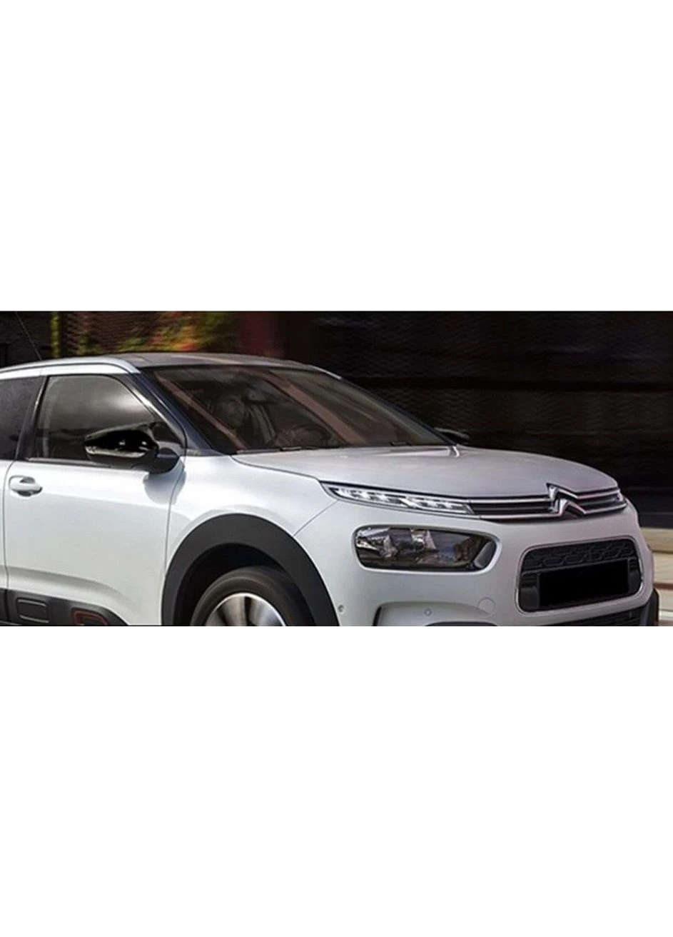 Накладки на зеркала BMW-Style (2017-2021, 2 шт) для Cactus рр Citroen (391765605)