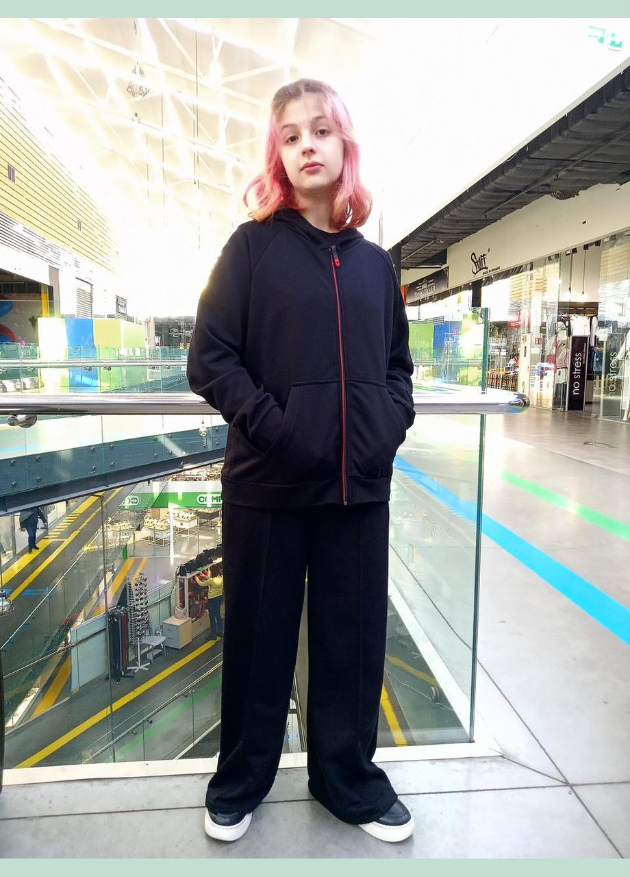 Чорне худі на блискавці з капюшоном 2 Льва (356505866)