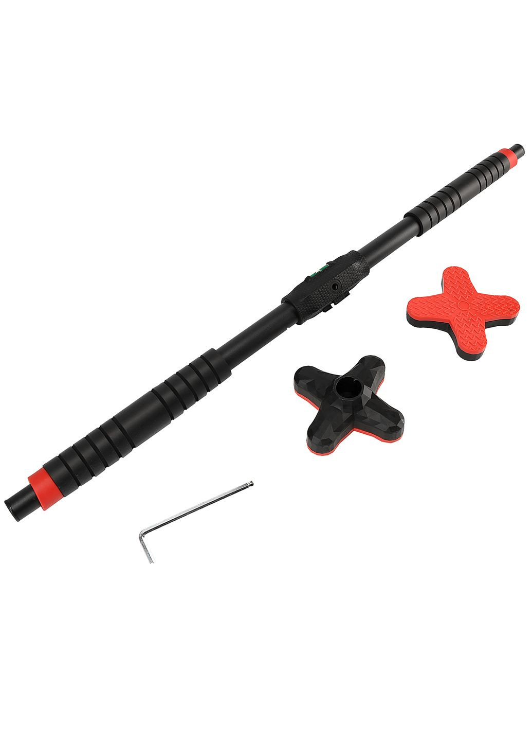 Турник раздвижной Pro+ 100-150 см XR-0288 Black/Red Cornix (322141219)