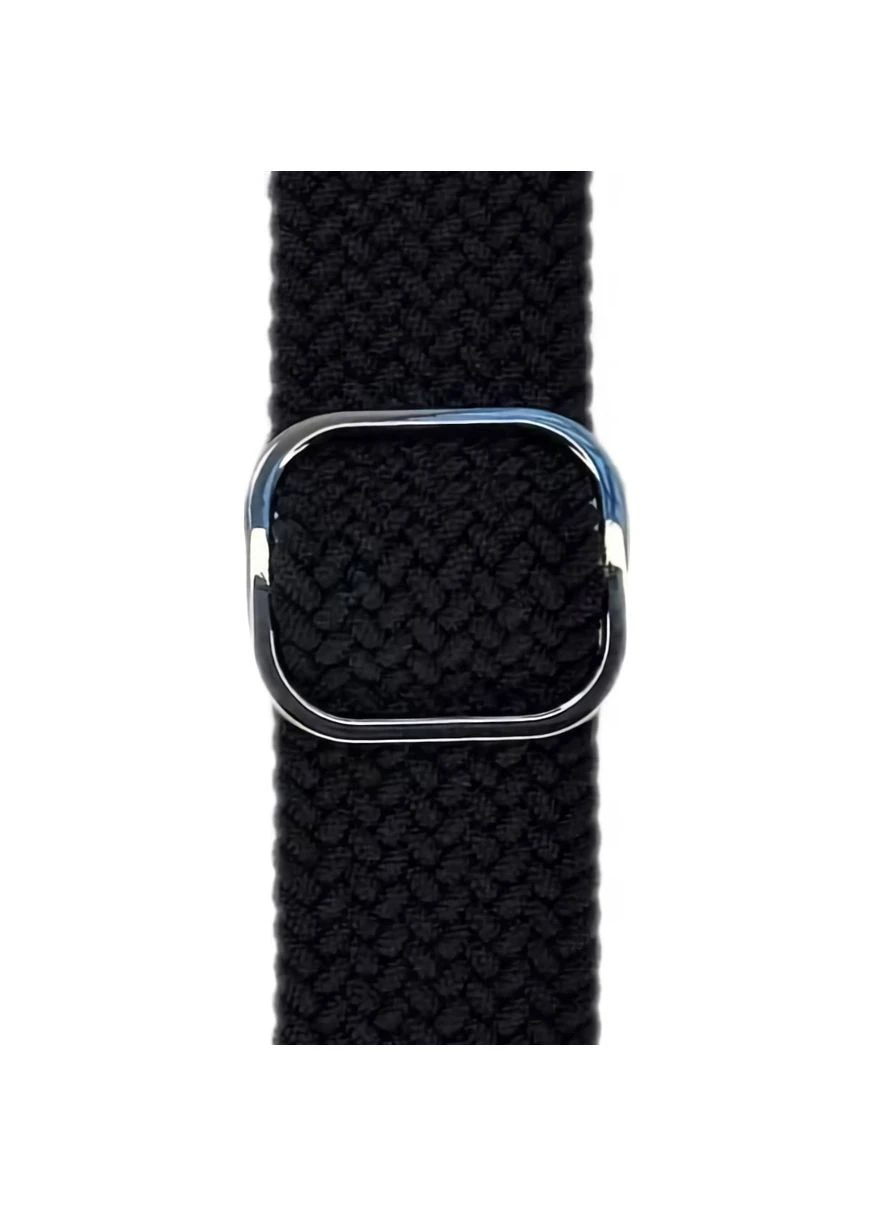 Універсальний ремінець Braided Loop 22mm Black [122073] DK (400895390)