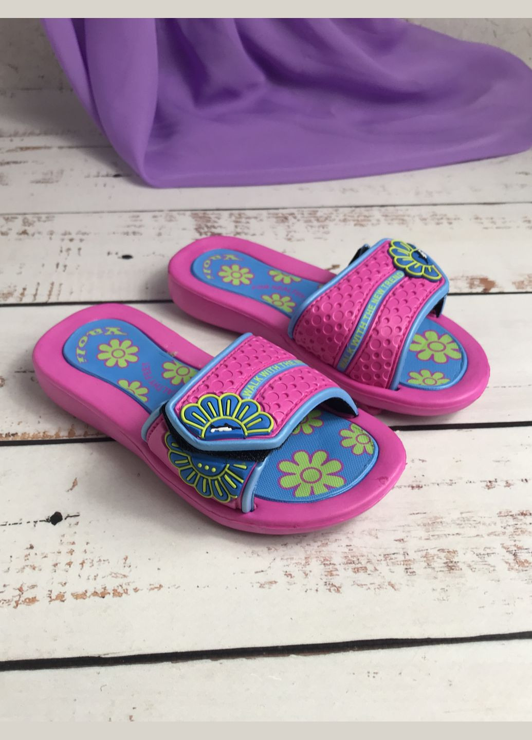 Шльопанці дитячі для дівчинки Рожевий (673) Luck Line (347236415)