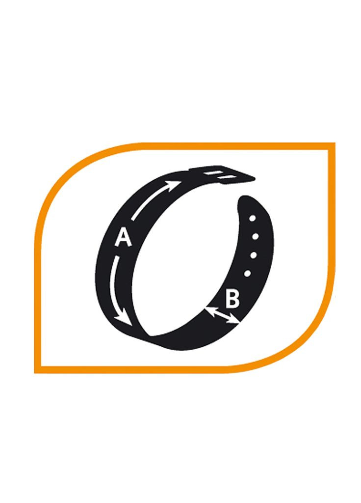 Нашийник для собак Daytona Deluxe C20/43 нейлоновий коричнево-чорний 2х35-43 см 77202112 Ferplast (323224491)