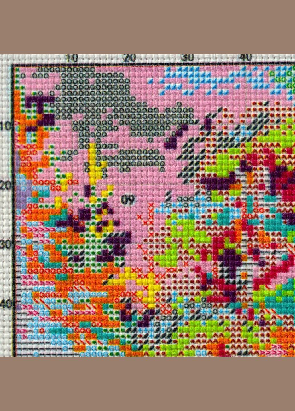 Набір для вишивання за нанесеною на канву схемою "Autumn scenery". AIDA 14CT printed 46*29 см Joy Sunday (313614240)