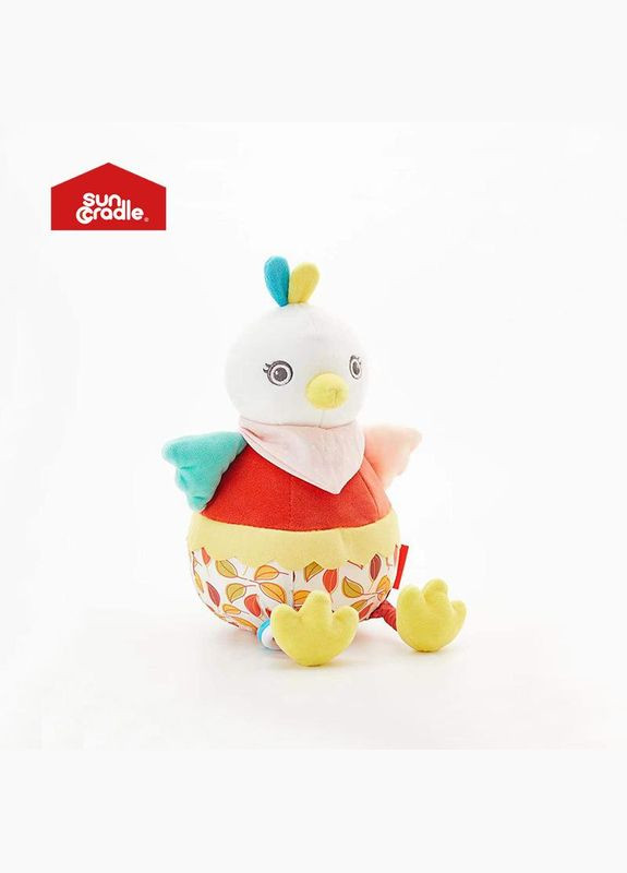 М'яка іграшка-брязкальце курка Suncradle арт 85895 Різнобарвний No Brand (316656063)