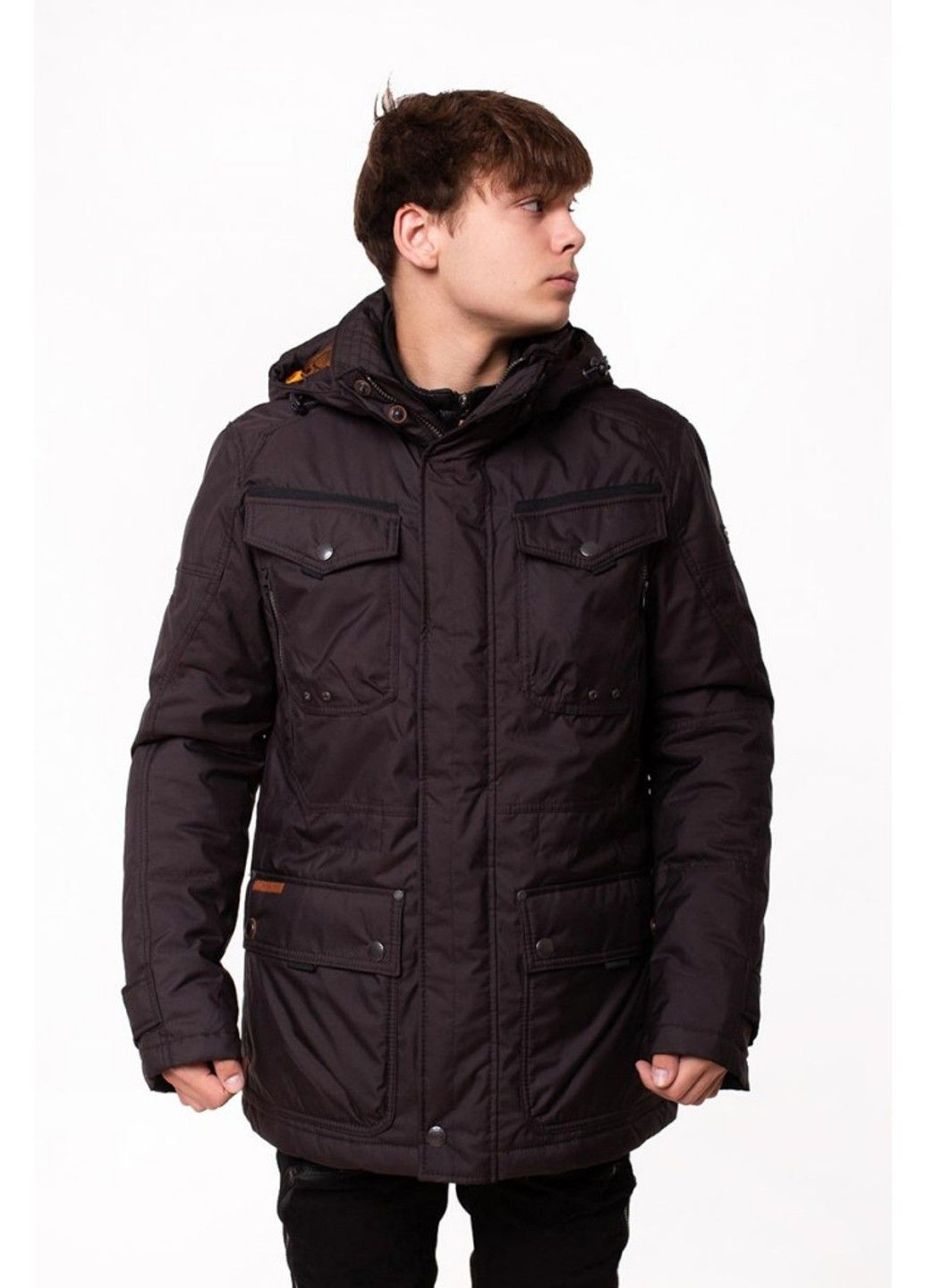 Коричнева демісезонна парка 420542-25 Camel Active