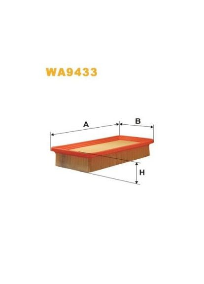 Фільтр повітряний HYUNDAI GETZ 11/02--> (НОМ. ОРИГ.28113-1C000) WA9433-ua WIX Filters (366180143)