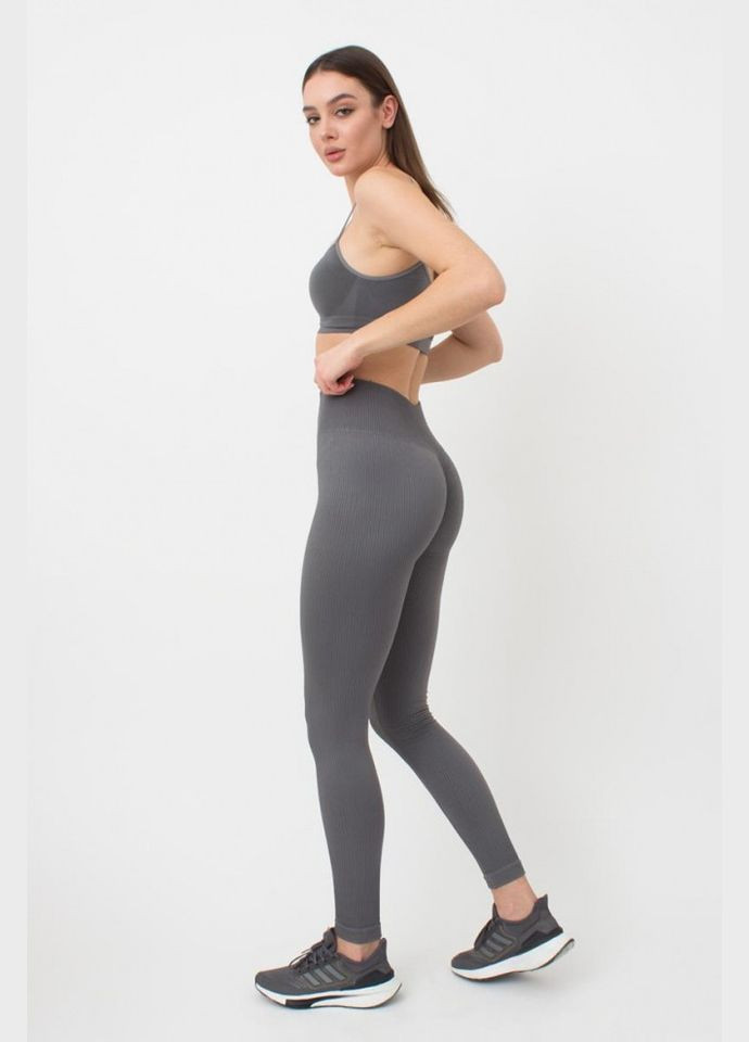 Легінси жіночі безшовні спортивні в рубчик Giulia LEGGINGS RIB (301384715)