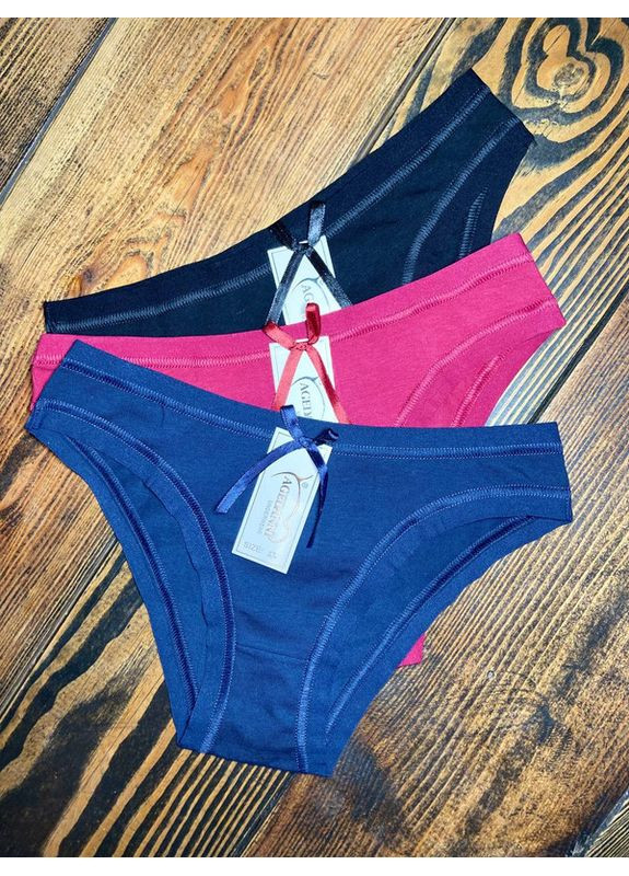 Молодежные трусики-слепые из натурального хлопка набор 3 шт. Lavolle Сліп (369718156)