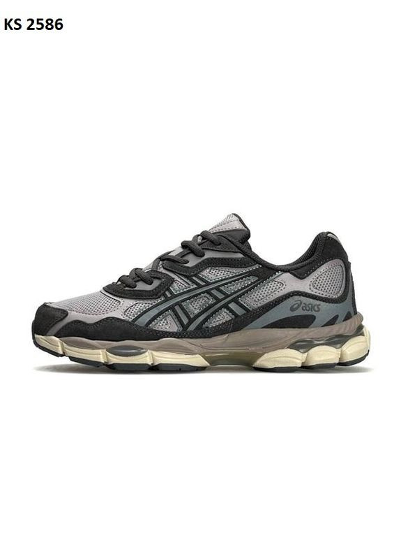 КРОСІВКИ ЖІНОЧІ ASICS GEL-NYC GRAY АСІКС ГЕЛЬ НЮК No Brand сірі демісезони (368884778)