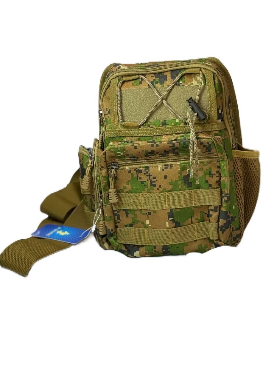 Тактична сумка середнього розміру в оливковому кольорі No Brand (365820160)