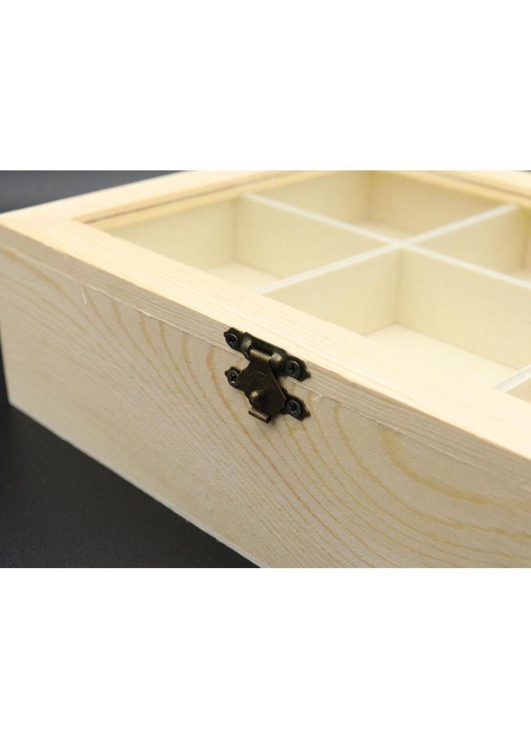 Шкатулка-органайзер для декупажа с замком и петлями. 27х19х7см HM furnitura (365248624)